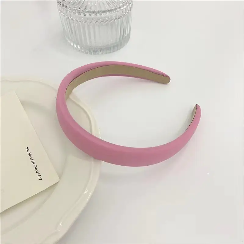 Gentle Cream Sponge Head Hoop for Women - Image 12