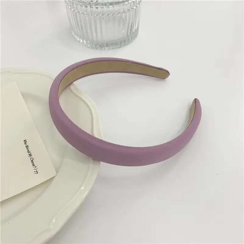 Gentle Cream Sponge Head Hoop for Women - Image 13