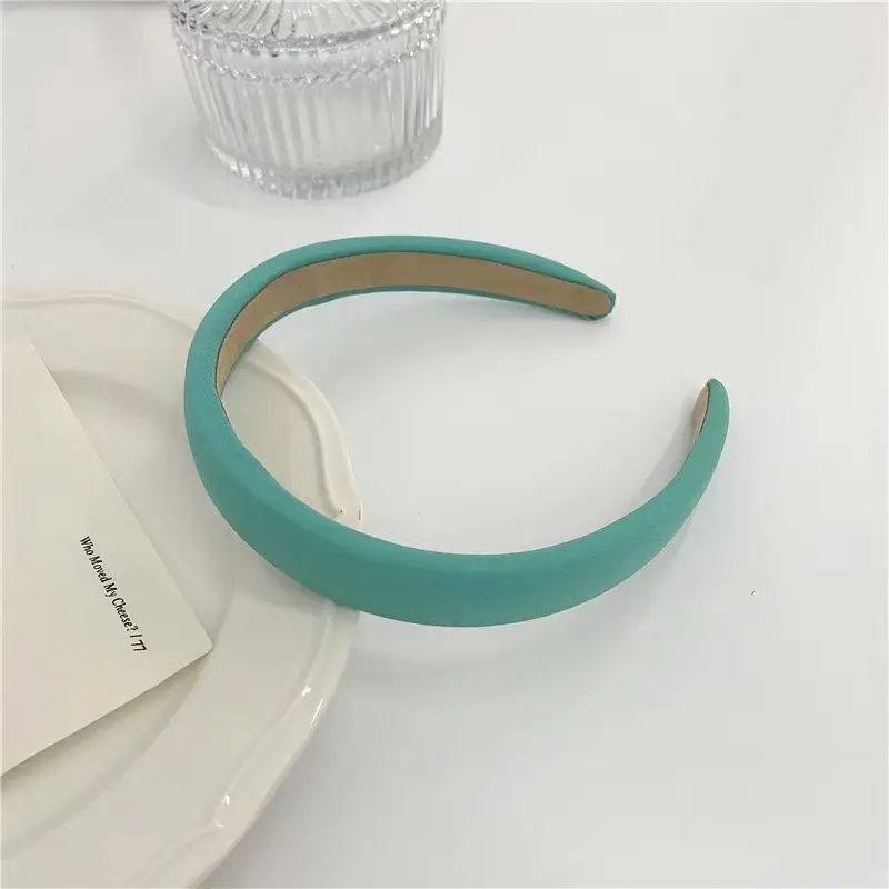 Gentle Cream Sponge Head Hoop for Women - Image 16
