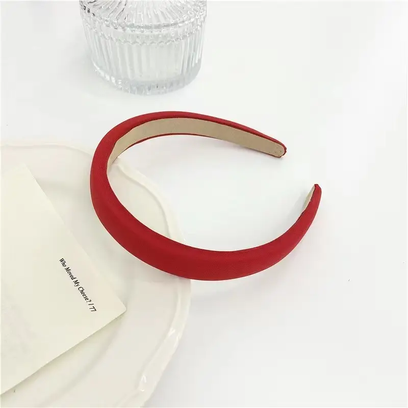 Gentle Cream Sponge Head Hoop for Women - Image 18