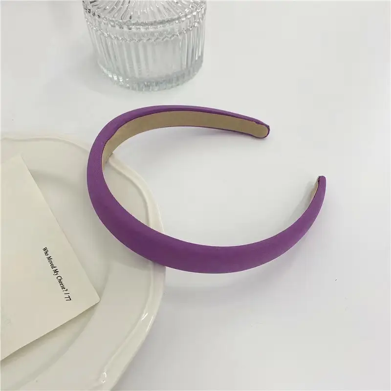 Gentle Cream Sponge Head Hoop for Women - Image 20
