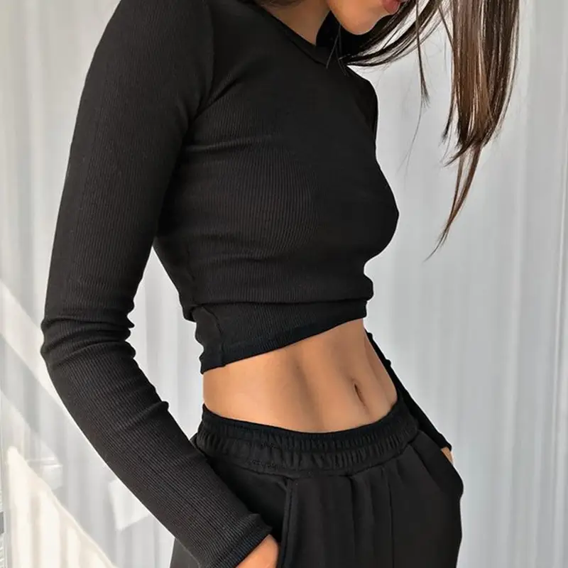 European American Fumei Top White Long Sleeve Top Bottom