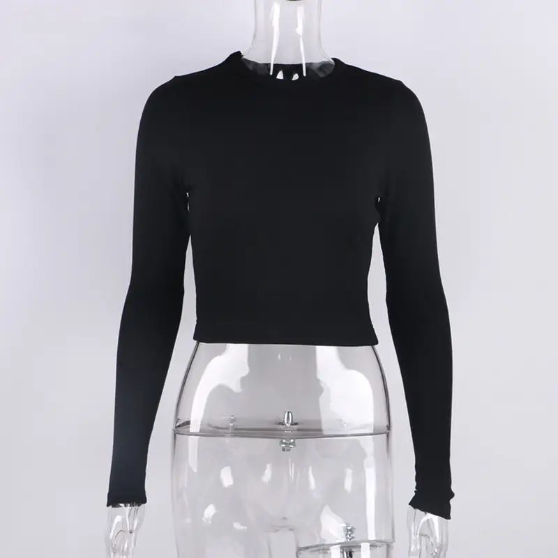 European American Fumei Top White Long Sleeve Top Bottom