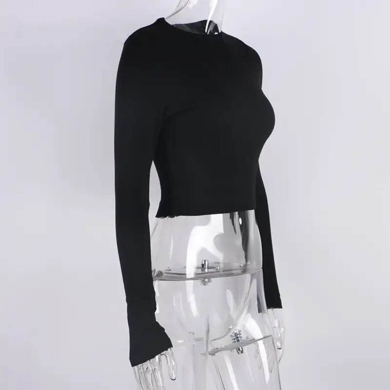 European American Fumei Top White Long Sleeve Top Bottom