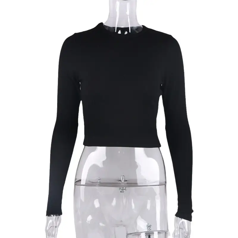 European American Fumei Top White Long Sleeve Top Bottom
