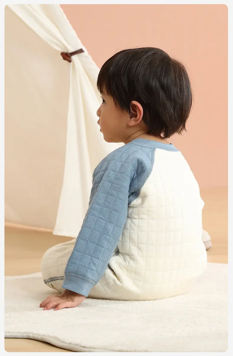 Warm Baby's Cotton Padded One-Piece Suit — feature 13