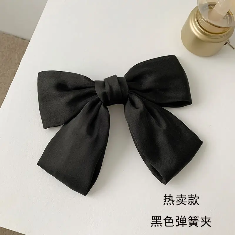Women Velvet Bow Hairpin Winter Warm Clip - Image 9