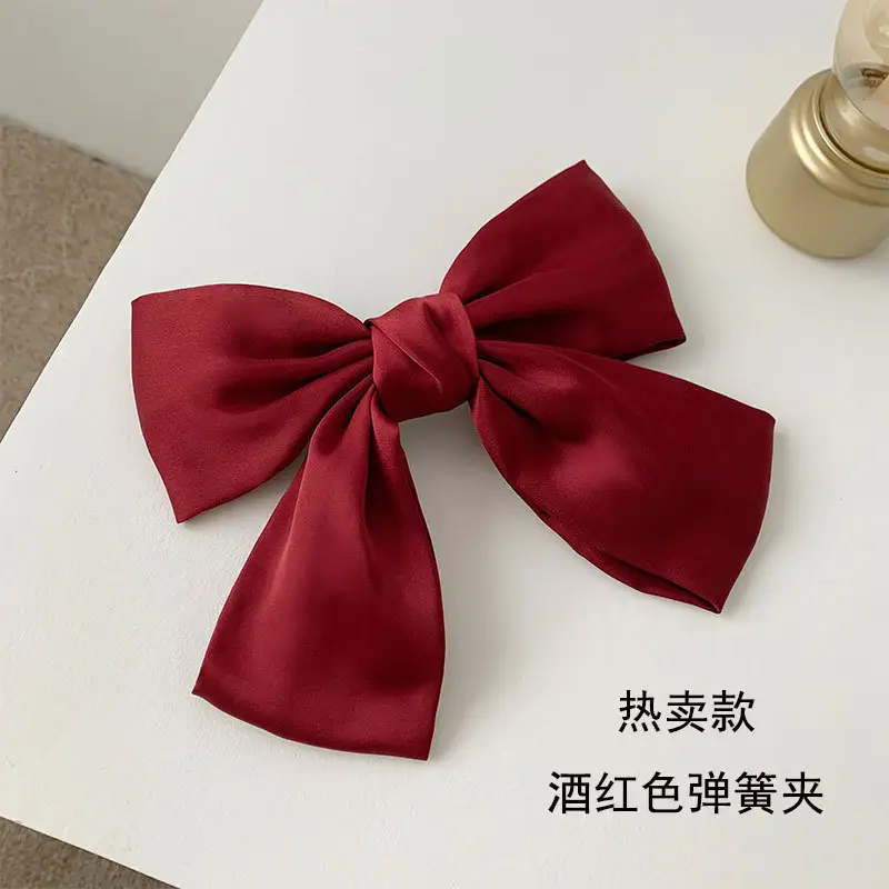 Women Velvet Bow Hairpin Winter Warm Clip - Image 10