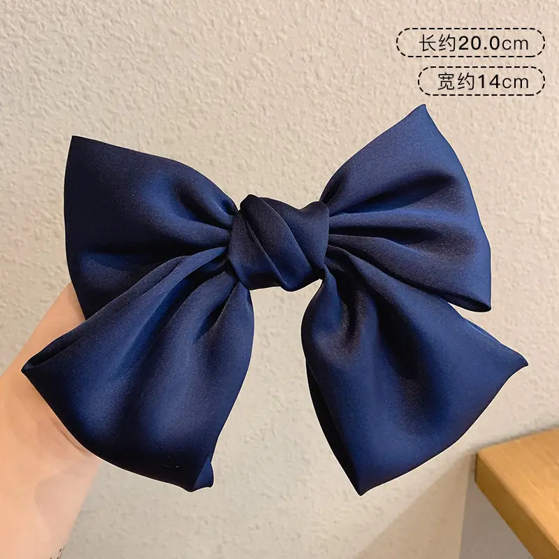 Women Velvet Bow Hairpin Winter Warm Clip - Image 15