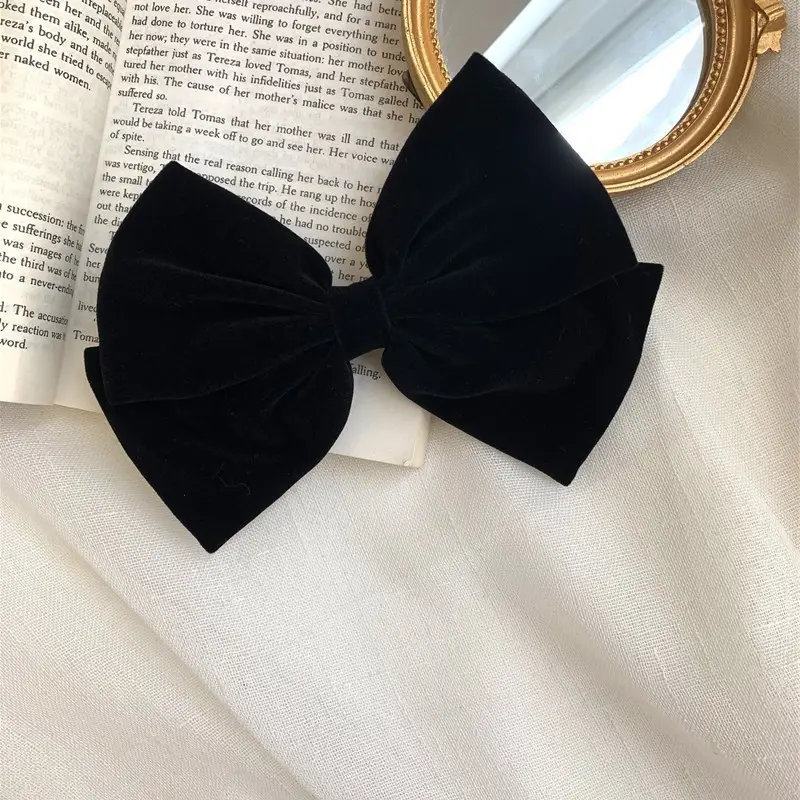 Black spring clip