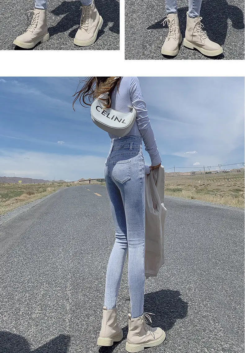 Women Slim Fit Skinny Jeans 2025 Winter Warm — feature 20