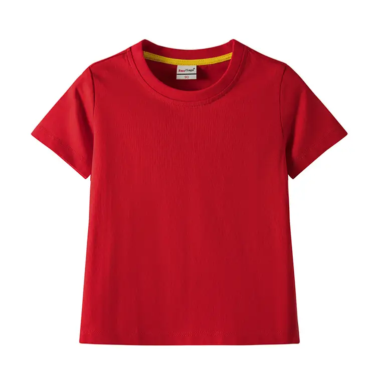 Pink Short Sleeve T-Shirt for Kids Baby Cotton — feature 5