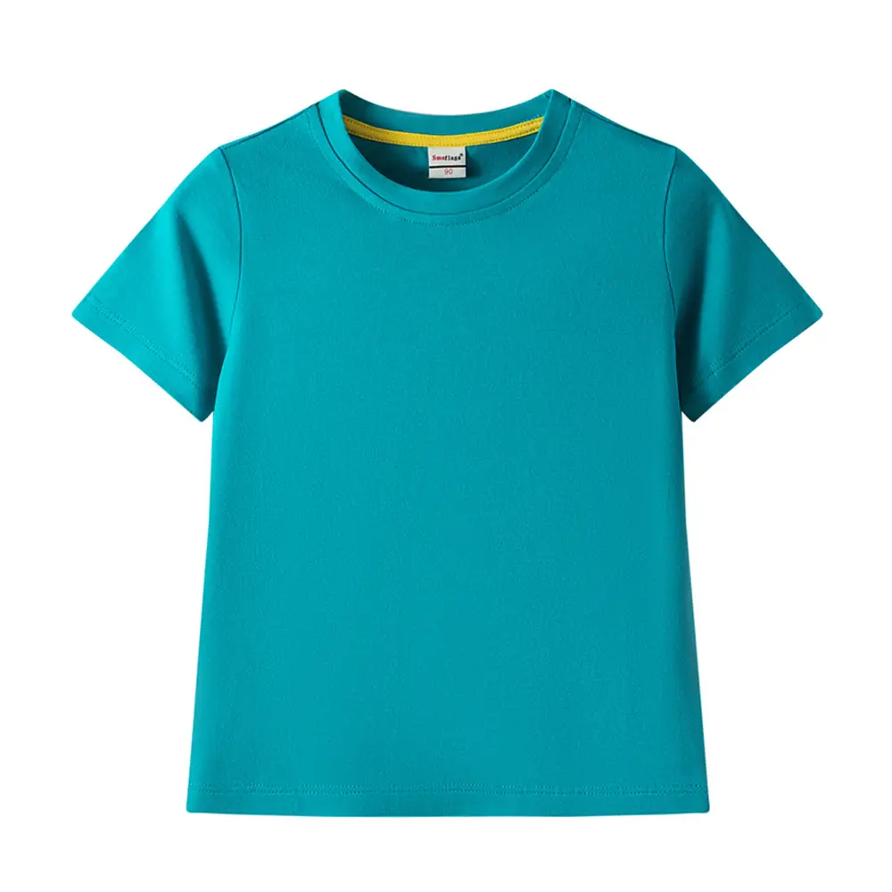 Pink Short Sleeve T-Shirt for Kids Baby Cotton - Image 11