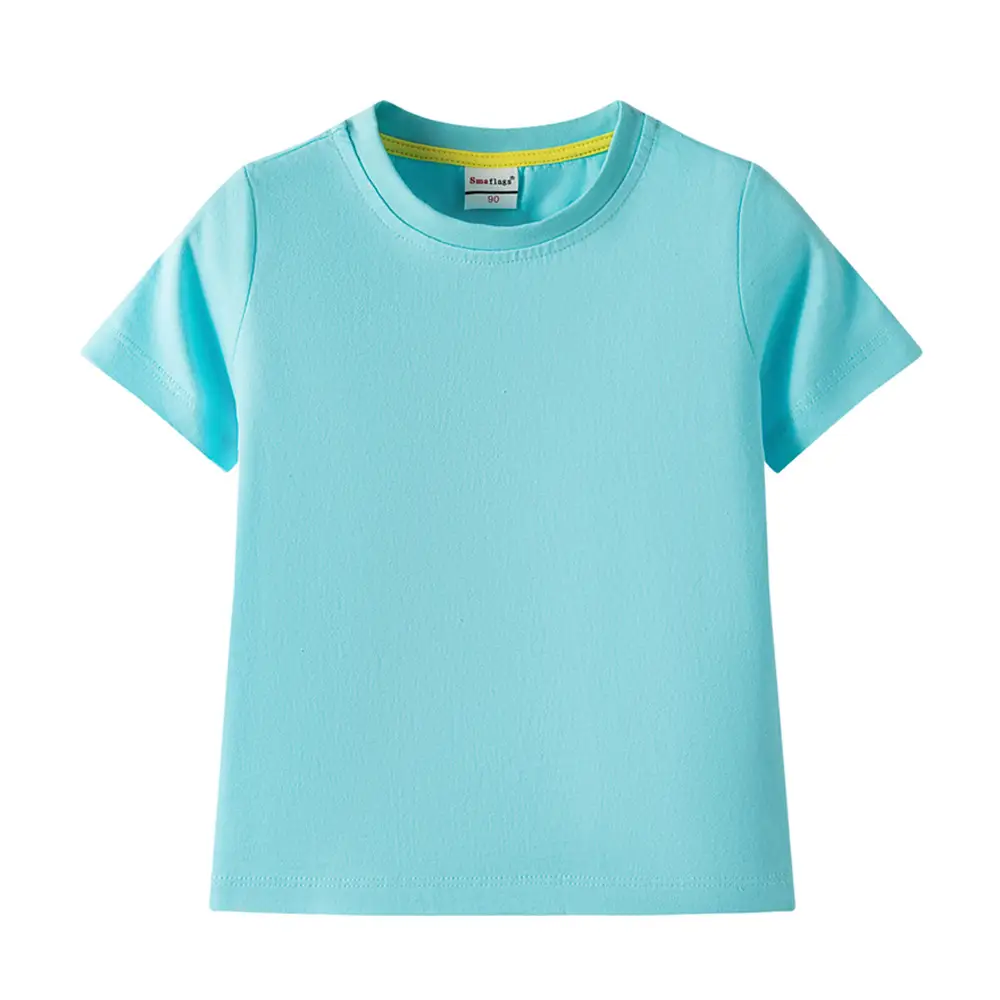 Pink Short Sleeve T-Shirt for Kids Baby Cotton - Image 12
