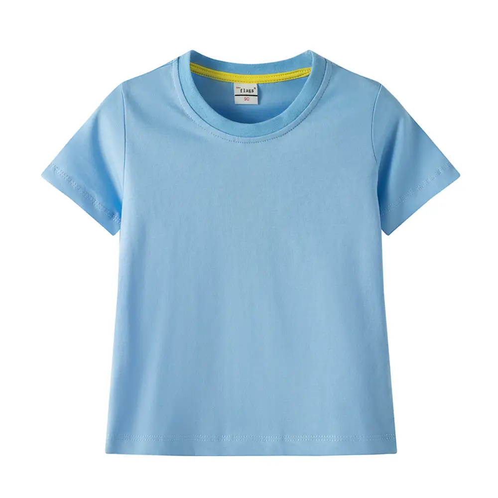 Pink Short Sleeve T-Shirt for Kids Baby Cotton - Image 13