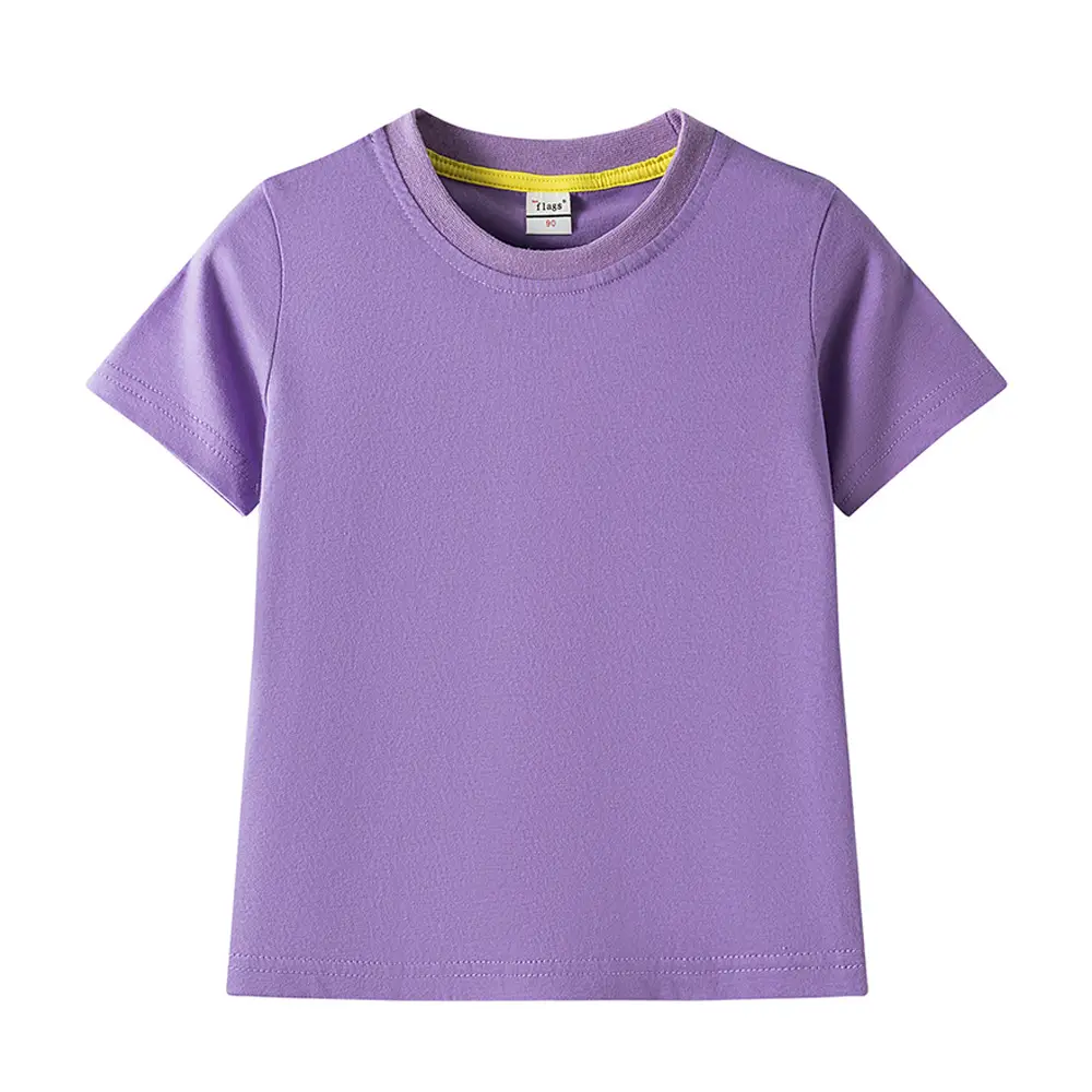 Pink Short Sleeve T-Shirt for Kids Baby Cotton - Image 15