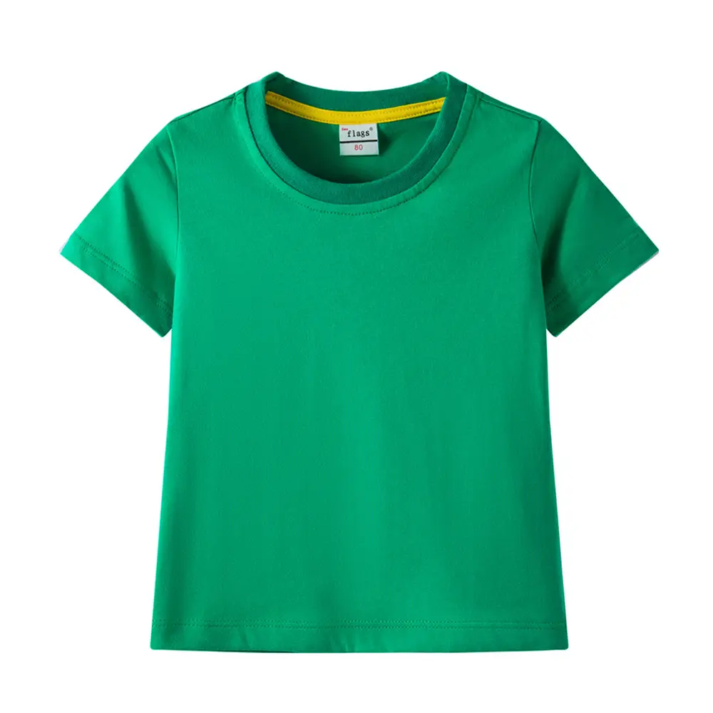 Pink Short Sleeve T-Shirt for Kids Baby Cotton - Image 8