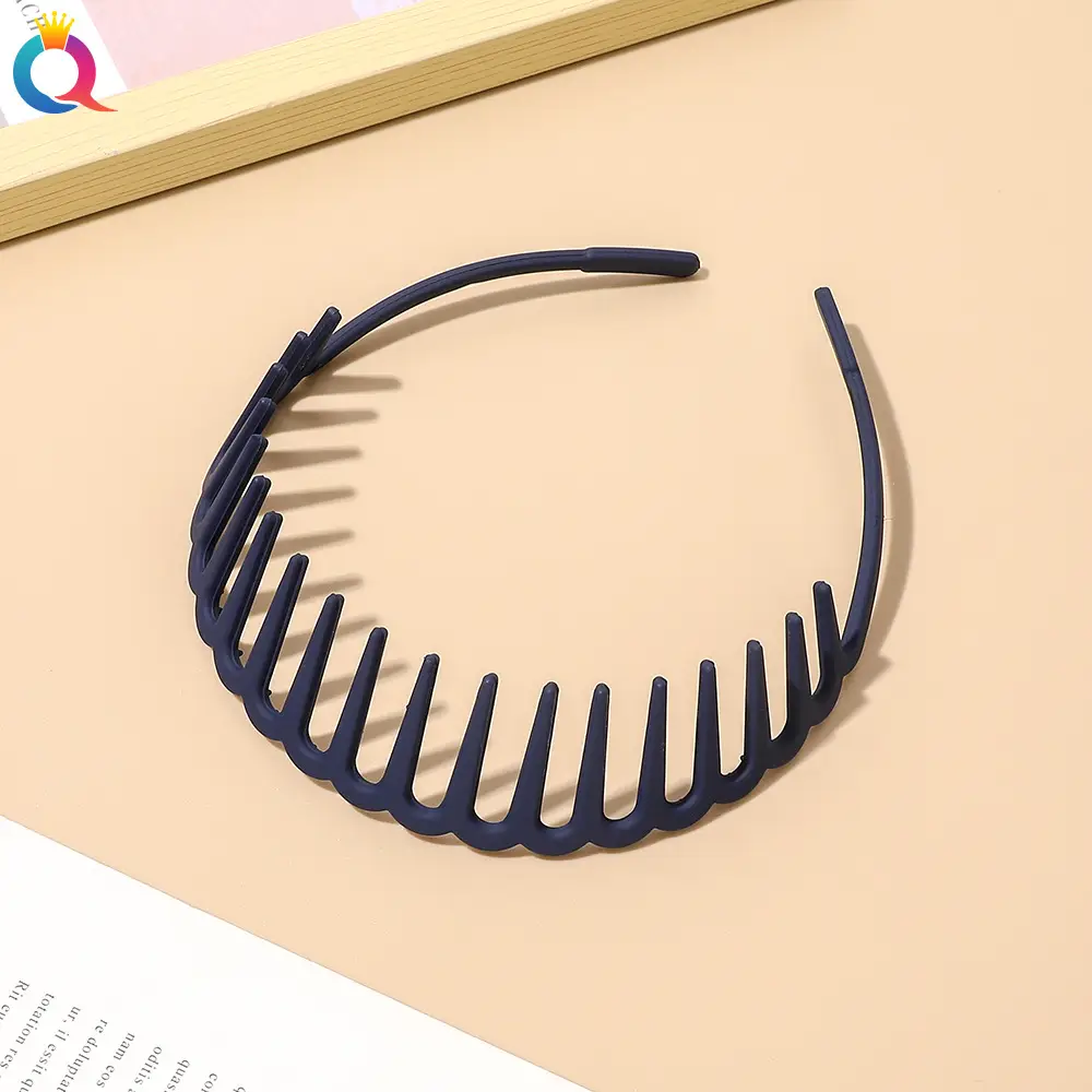 Korean Frosted Hair Bands Toothed Non-slip Pressed