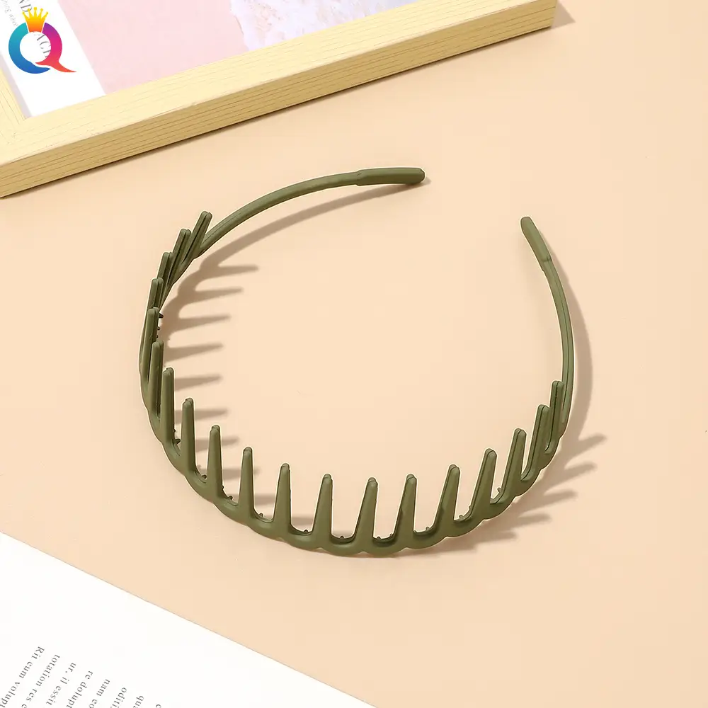 Korean Frosted Hair Bands Toothed Non-slip Pressed