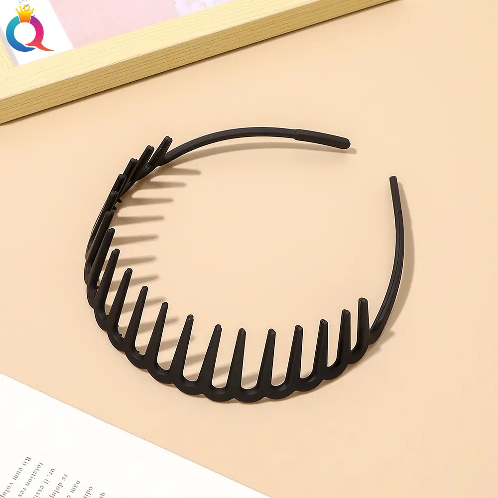 Korean Frosted Hair Bands Toothed Non-slip Pressed