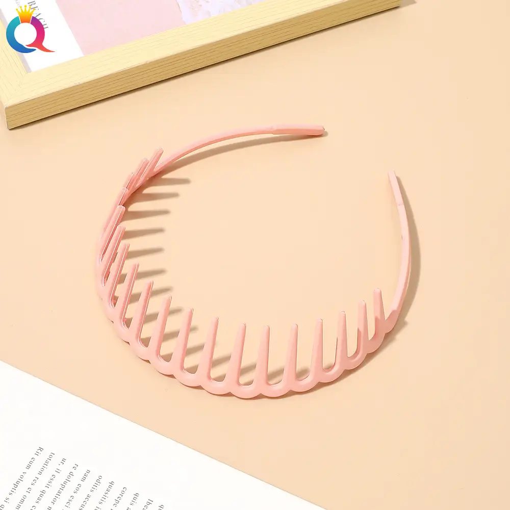 Korean Frosted Hair Bands Toothed Non-slip Pressed