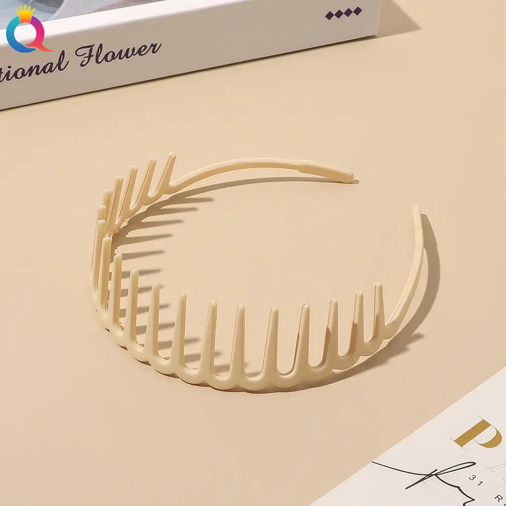 Korean Frosted Hair Bands Toothed Non-slip Pressed