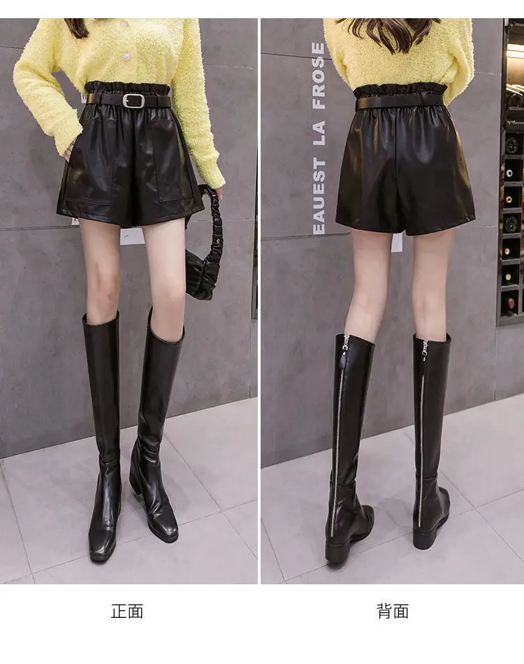 Black Fleece Belted Shorts for Women 2025 — feature 15