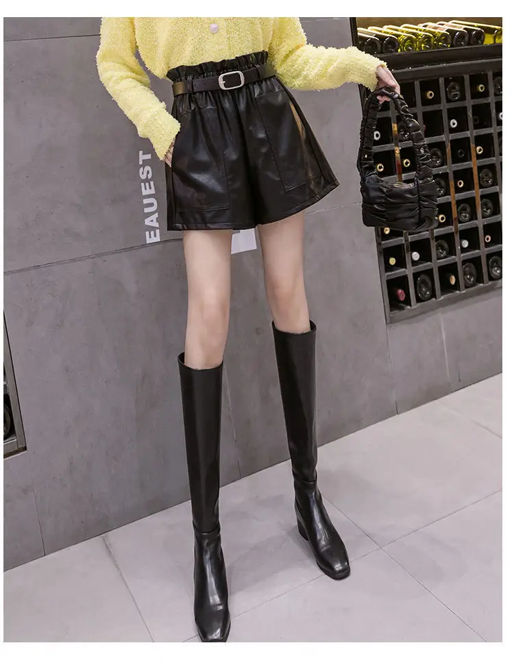 Black Fleece Belted Shorts for Women 2025 — feature 8