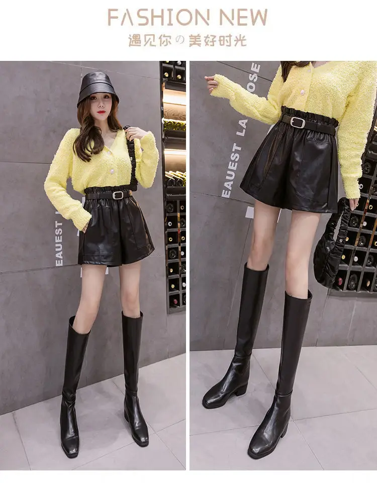 Black Fleece Belted Shorts for Women 2025 — feature 9