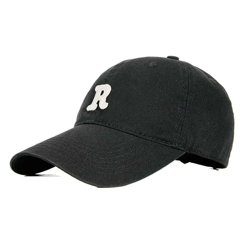 Green R Logo Baseball Cap for Men Women