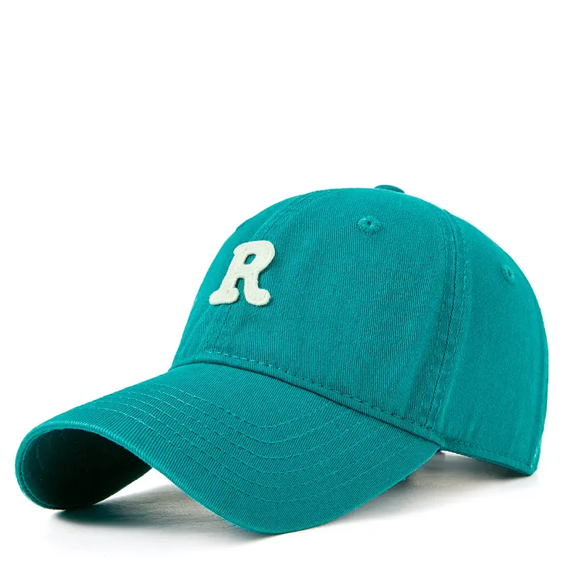 Green R Logo Baseball Cap for Men Women - Image 11