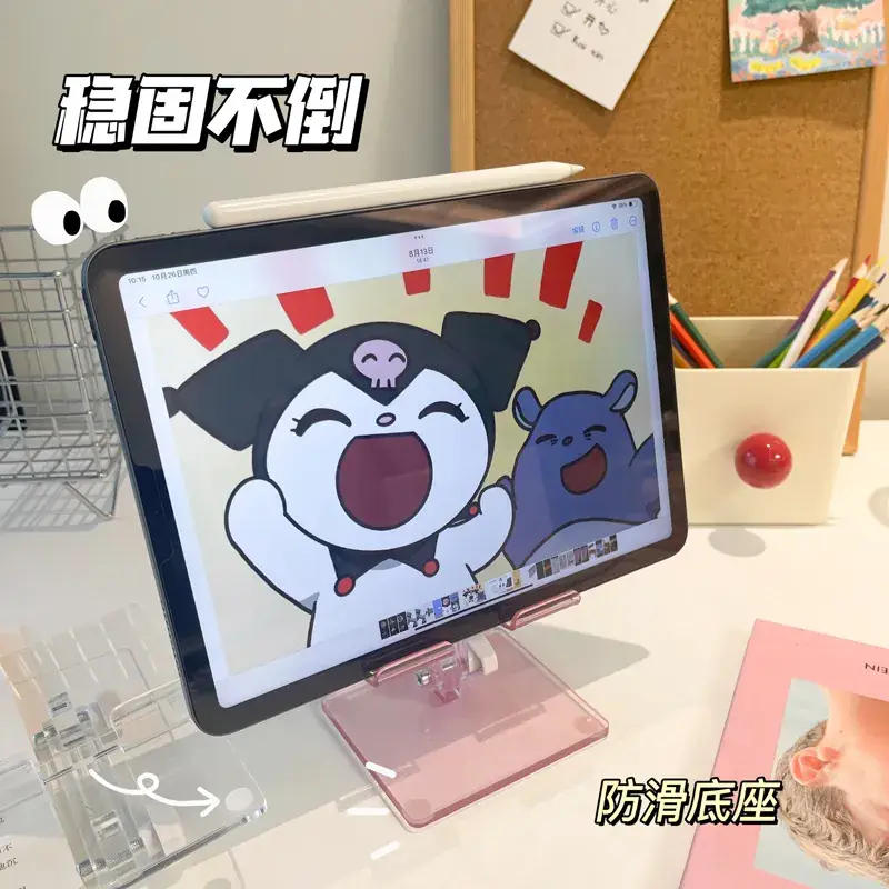 Transparent Foldable Phone Stand for Desk Use - Image 9