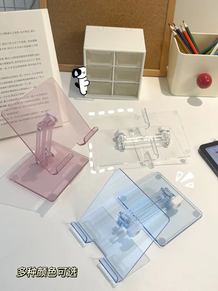 Transparent Foldable Phone Stand for Desk Use — feature 16