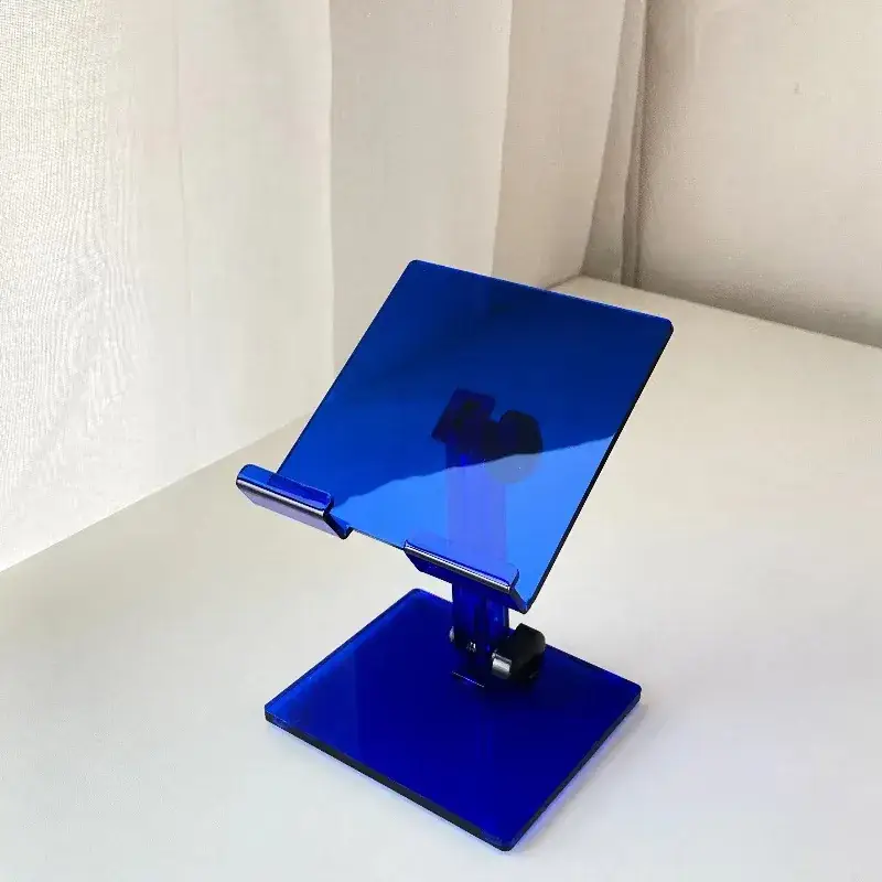 Transparent Foldable Phone Stand for Desk Use - Image 2
