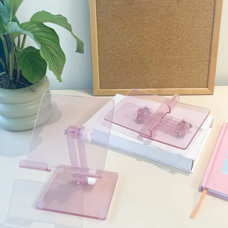 Transparent Foldable Phone Stand for Desk Use - Image 5