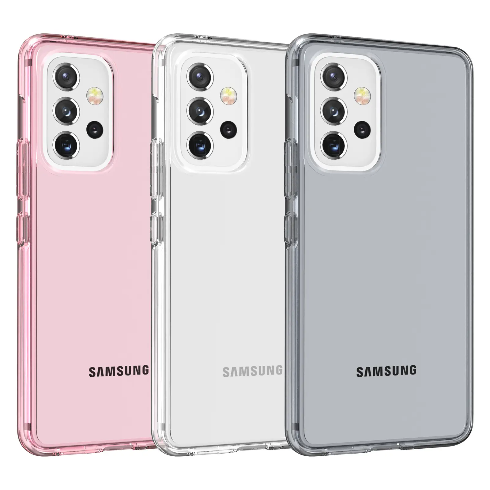 Samsung A53 5G Transparent Glitter Mobile Case - Image 8