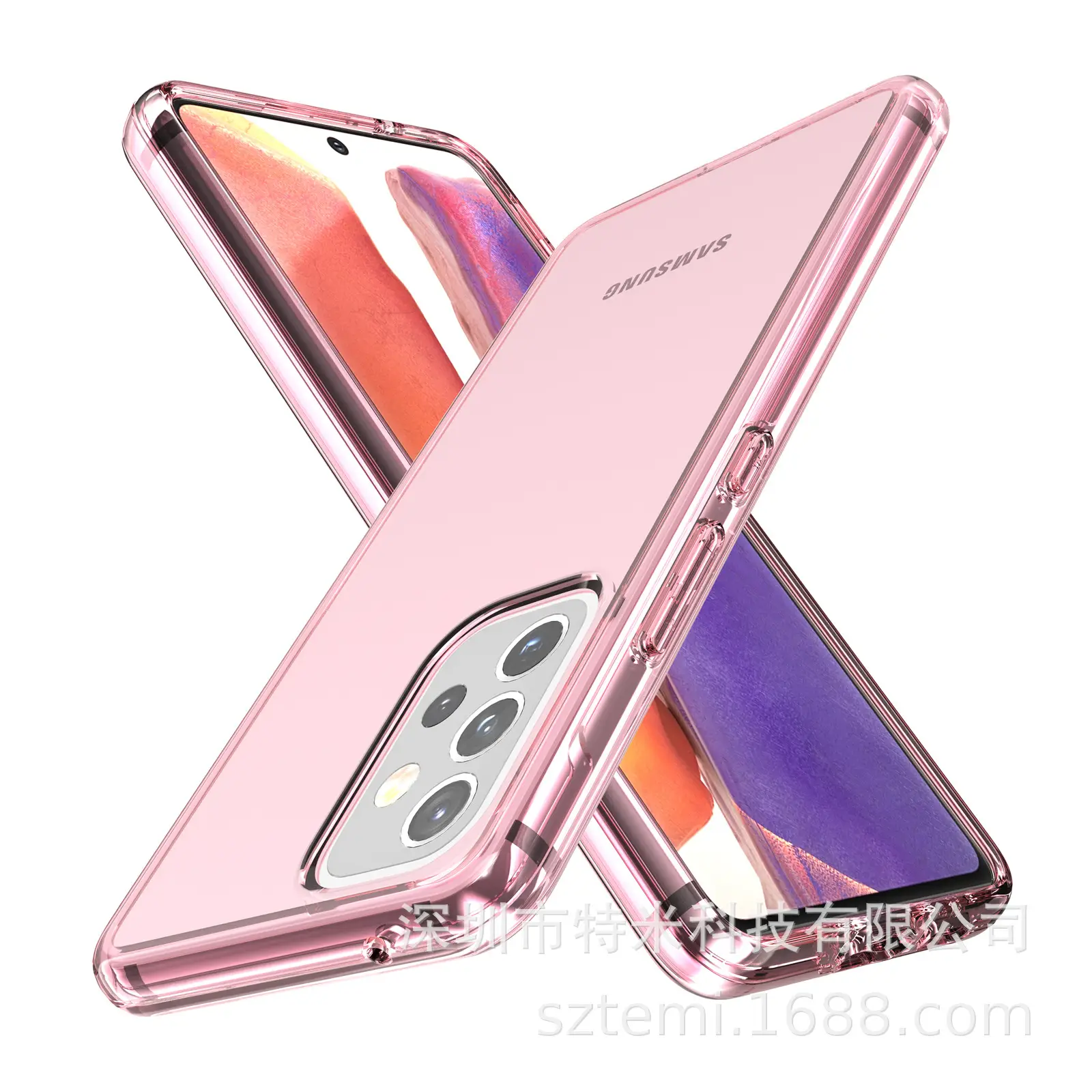 Samsung A53 5G Transparent Glitter Mobile Case - Image 11