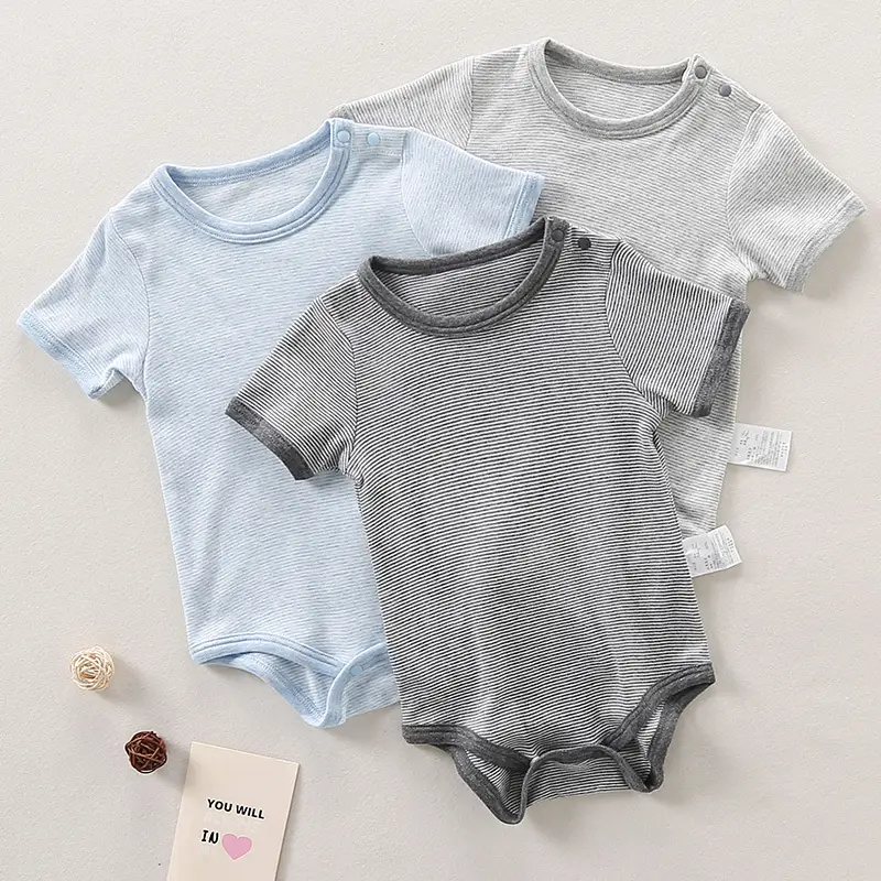 Japanese Children Cotton Jumpsuit Set 3 Pcs Newborn - Image 5