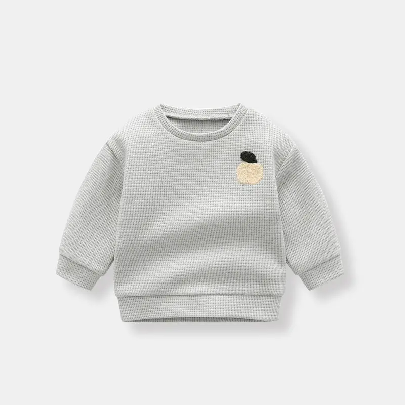 White Waffle Shorts for Boys Spring & Autumn - Image 2
