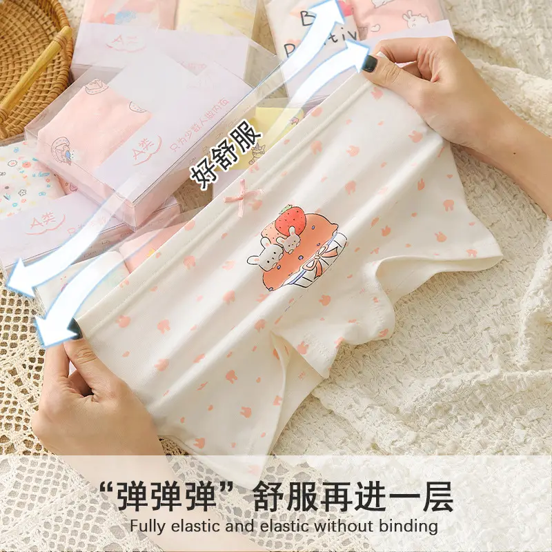 Girls Cotton Boxers Underwear Set for Girls