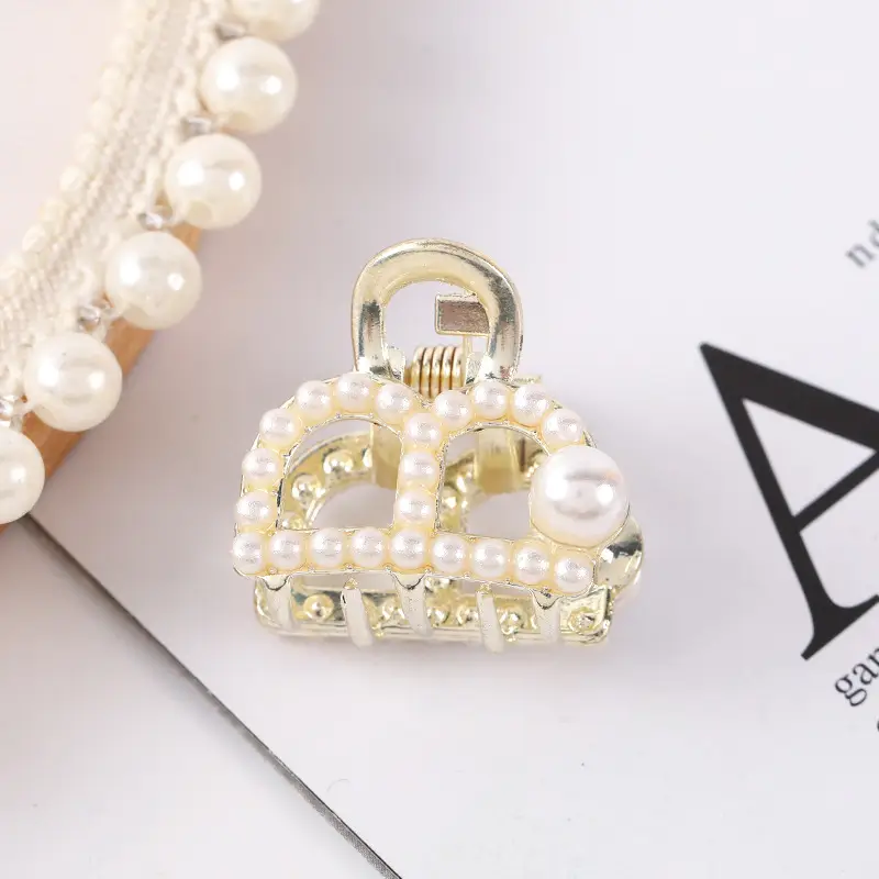 Korean Style Pearl Bow Hair Clips for Women - Image 20