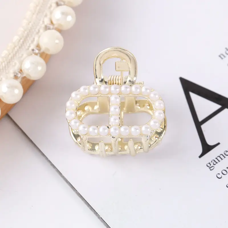 Korean Style Pearl Bow Hair Clips for Women - Image 26