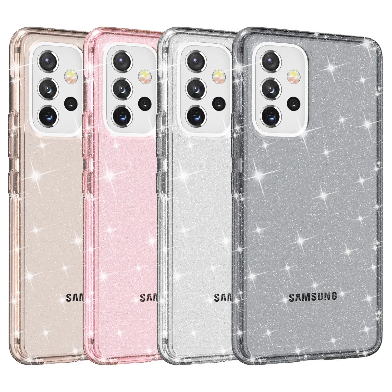 Samsung A53 Glitter Anti-Fingerprint Bubble Wrap Case - Image 8