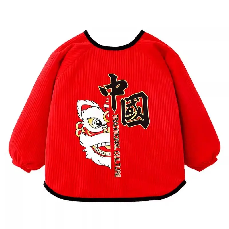 Red Chinese Design Baby Sweatshirt for Kids
