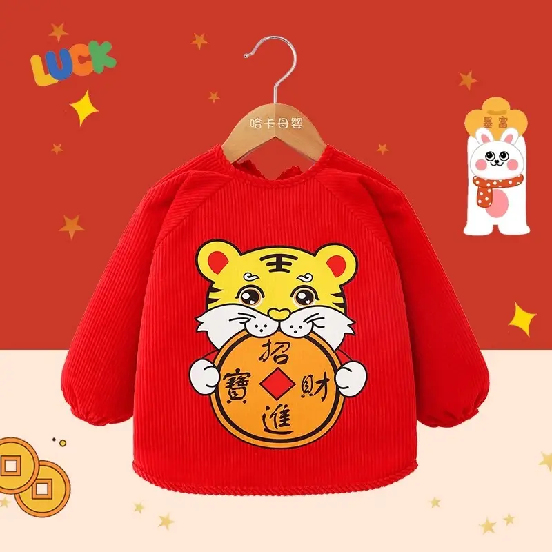 Red Chinese Design Baby Sweatshirt for Kids