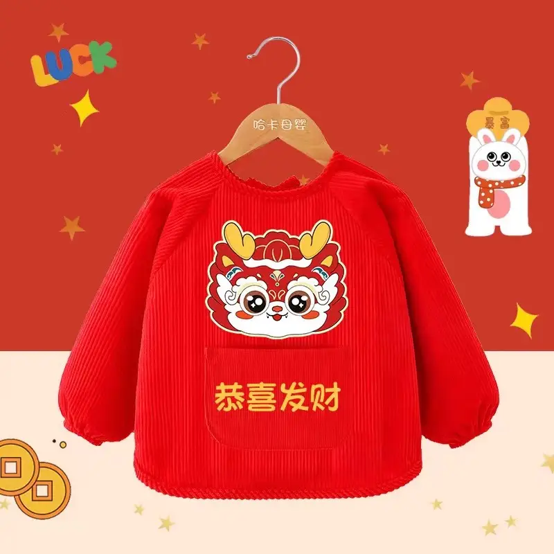 Red Chinese Design Baby Sweatshirt for Kids