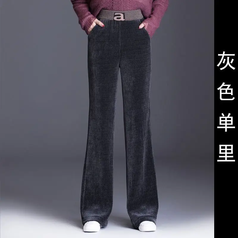 Winter Warm Wide Leg Lamb Velvet Pants Women - Image 5