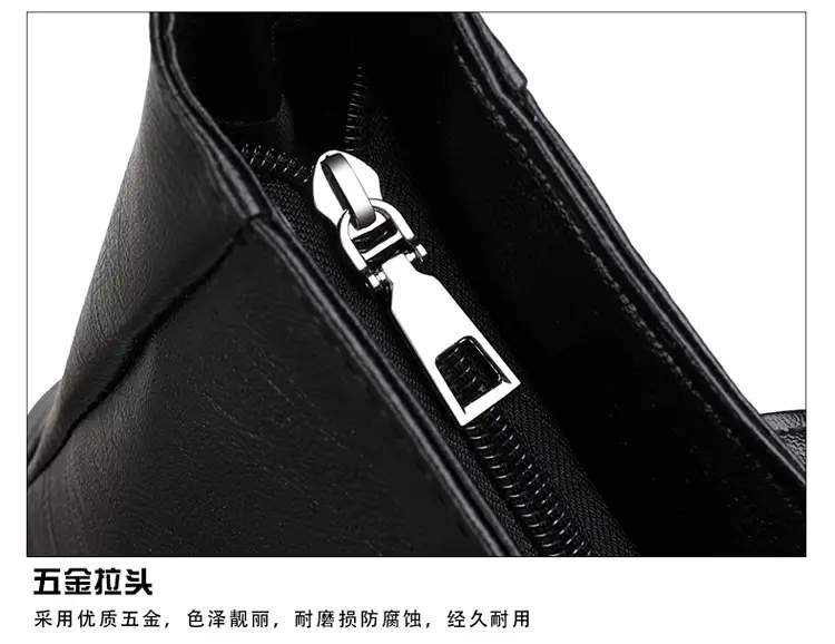 Women's Grey Large Tote Bag with Long Handles — feature 33