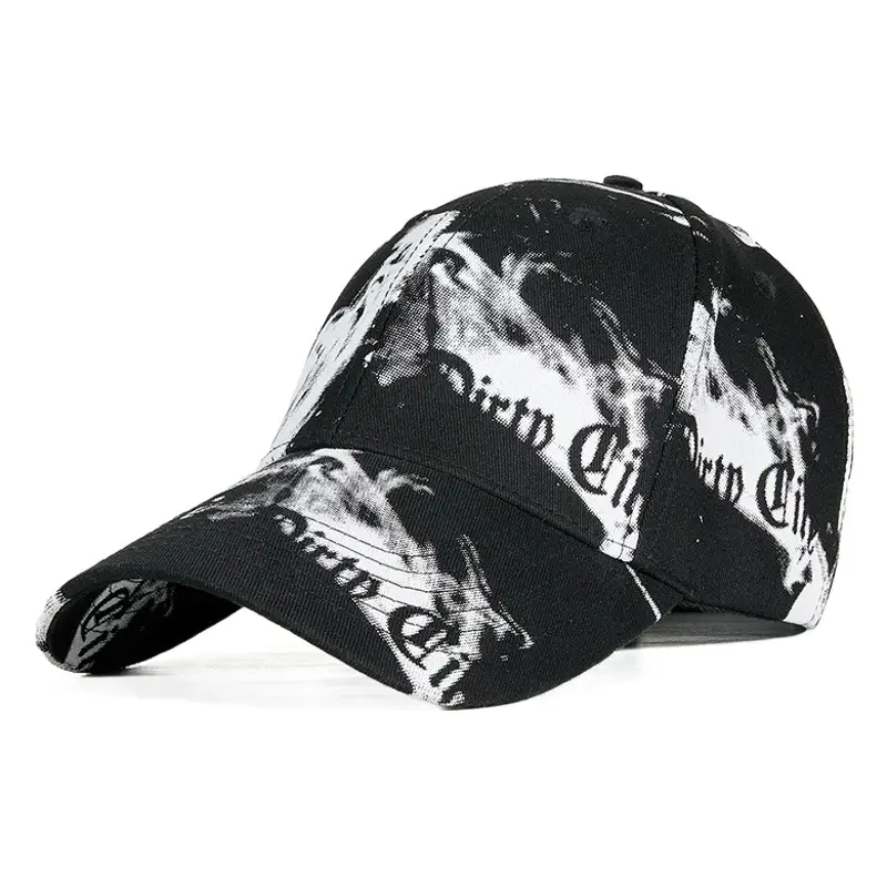 2025 Korean Style Printed Baseball Cap for Men Women
