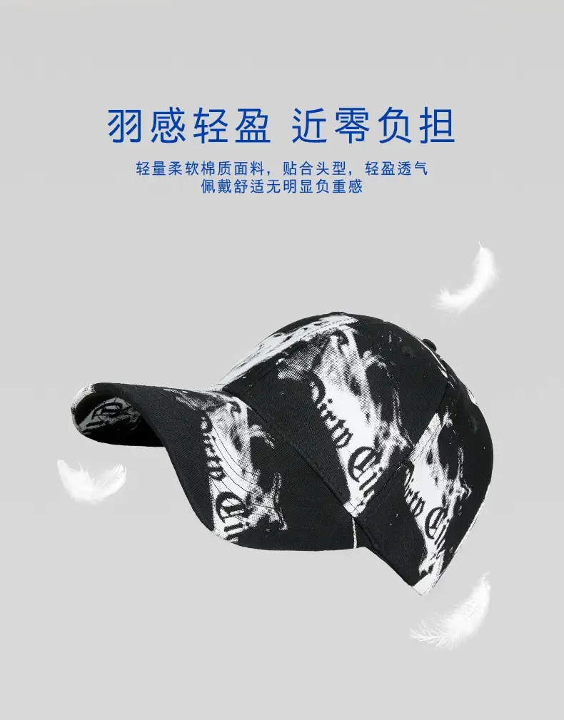 2025 Korean Style Printed Baseball Cap for Men Women — feature 10